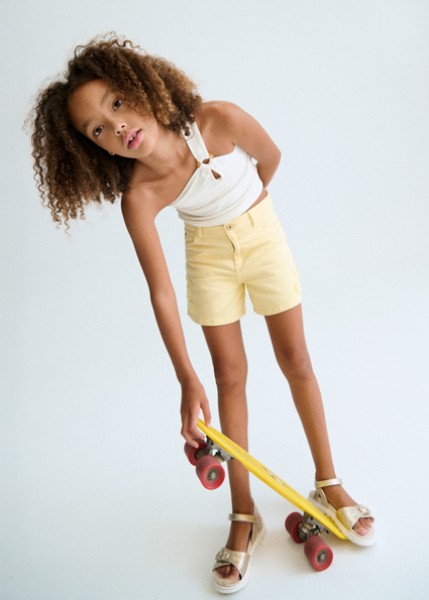 Μπλούζα τιράντες καναλε - ΕΚΡΟΥ 14Y