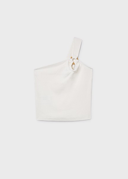 Μπλούζα τιράντες καναλε - ΕΚΡΟΥ 14Y