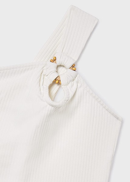 Μπλούζα τιράντες καναλε - ΕΚΡΟΥ 14Y