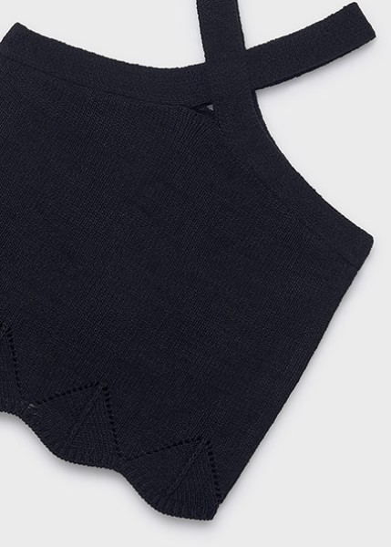 Τοπ πλεκτό halter - ΜΑΥΡΟ 10Y