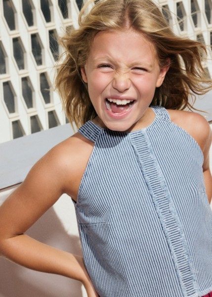 Τοπ ριγέ τζιν - ΜΠΛΕ 10Y