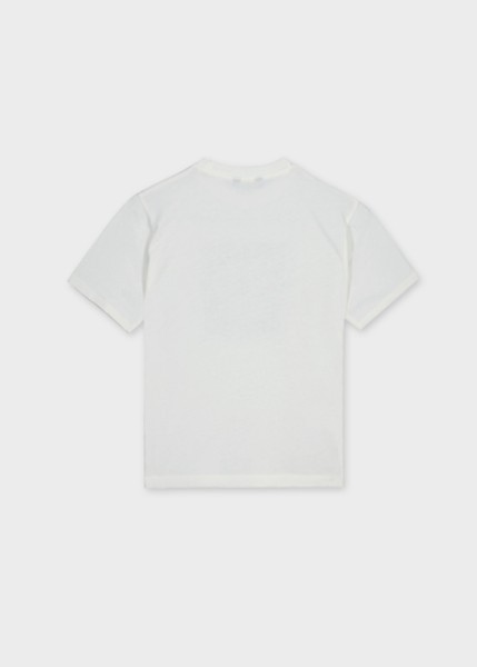 Μπλούζα κοντομάνικη ανάγλυφη επίσημη - ΚΡΕΜ 10Y