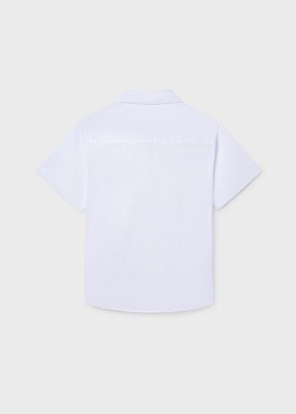 Πουκάμισο κοντομάνικο γιακάς - ΛΕΥΚΟ 10Y