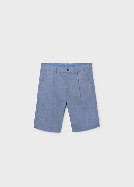 Βερμούδα λινή suiting - ΓΑΛΑΖΙΟ 14Y