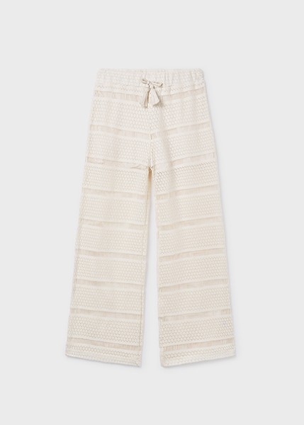 Παντελόνι μακρύ τύπου crochet - ΜΠΕΖ 16Y