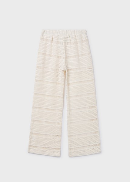 Παντελόνι μακρύ τύπου crochet - ΜΠΕΖ 16Y