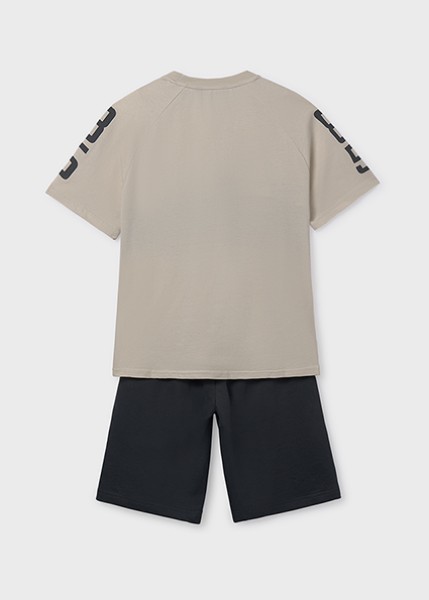 Σετ μακό στάμπα 85 - ΑΝΘΡΑΚΙ 16Y