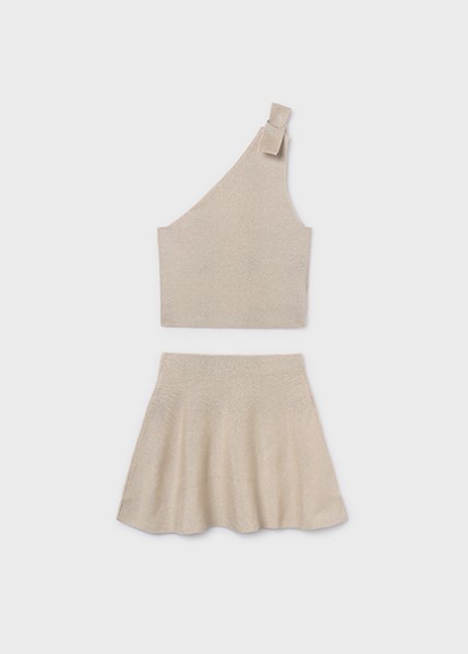 Σετ φούστα πλεκτή τρουκς - ΜΠΕΖ 8Y