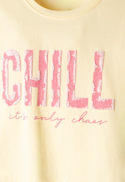 Μπλούζα crop-top - ΚΙΤΡΙΝΟ 14Y