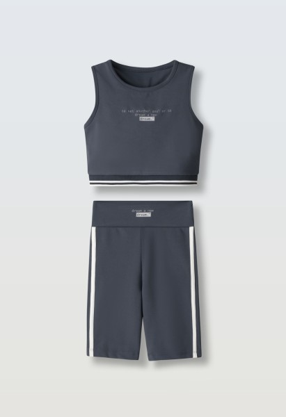 Σετ κολάν - ΓΚΡΙ 14Y