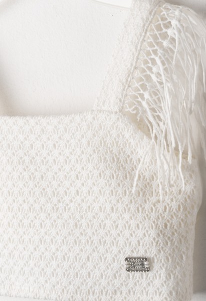 Σετ σορτς τζιν - ΛΕΥΚΟ 8Y