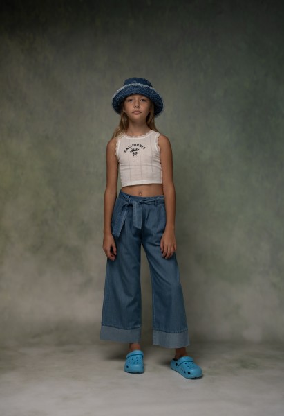 Σετ παντελόνα τζιν - ΛΕΥΚΟ 12Y