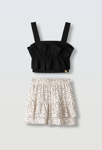 Σετ σορτς - ΜΑΥΡΟ 6Y