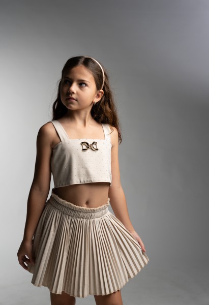 Σετ φούστα - ΕΚΡΟΥ 12Y