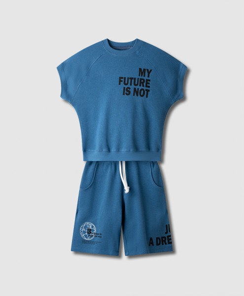 Σετ βερμούδα πικέ - ΡΑΦ 12Y