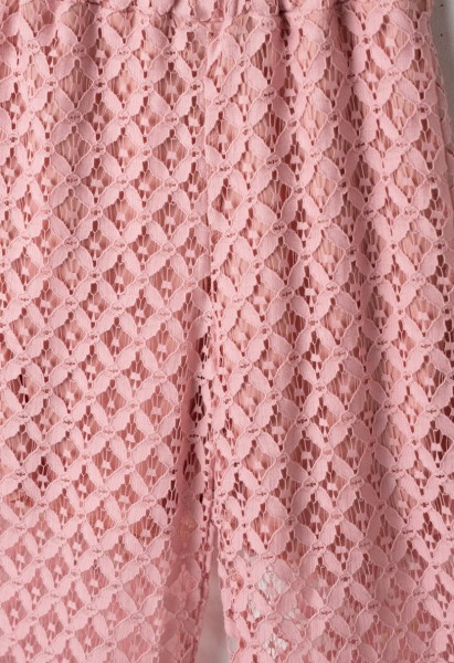 Σετ παντελόνα με δαντέλα - ΡOZ 6Y