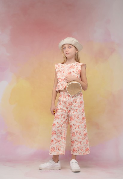 Σετ παντελόνα με τσαντάκι - ΚΟΚΚΙΝΟ 3Y