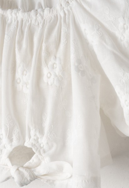 Σετ παντελόνα με στέκα - ΛΕΥΚΟ 2Y