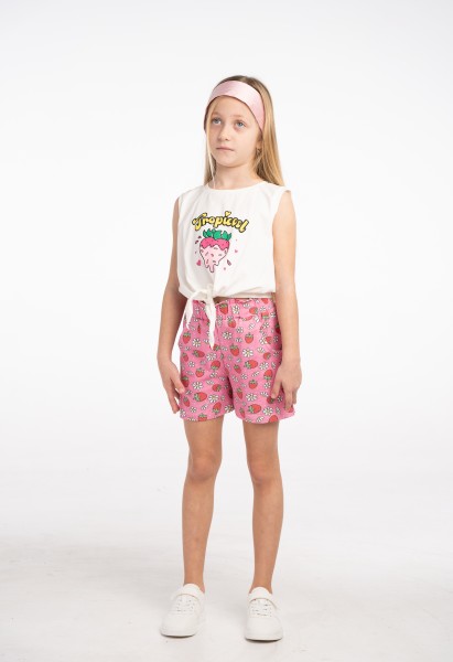 Σετ σορτς - ΛΕΥΚΟ 4Y