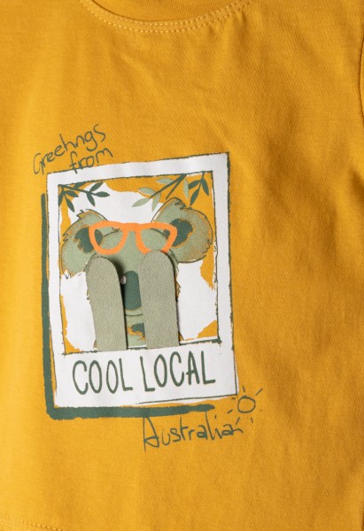 Σετ μακό με καπέλο - ΜΟΥΣΤΑΡΔΙ 9M