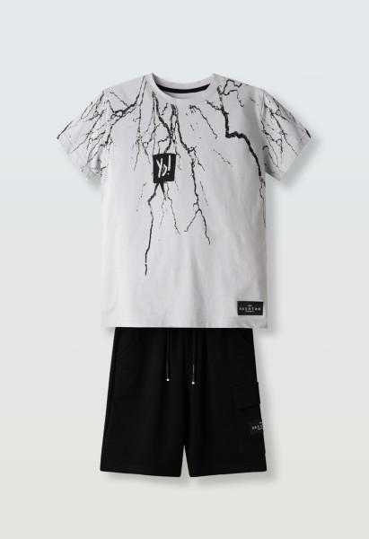 Σετ μακό - ΓΚΡΙ 14Y