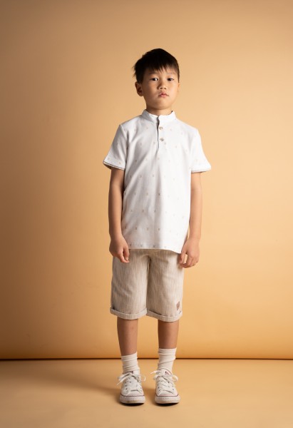 Σετ βερμούδα - ΛΕΥΚΟ 6Y