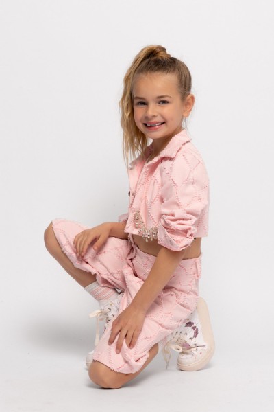 Βερμούδα τζιν ροζ - ΡOZ 3/4Y