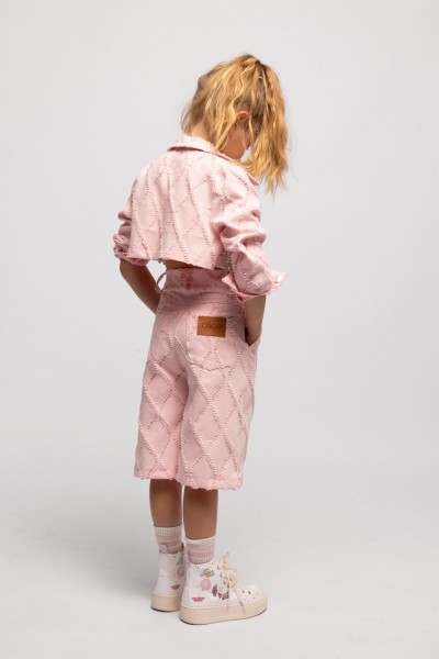 Βερμούδα τζιν ροζ - ΡOZ 3/4Y