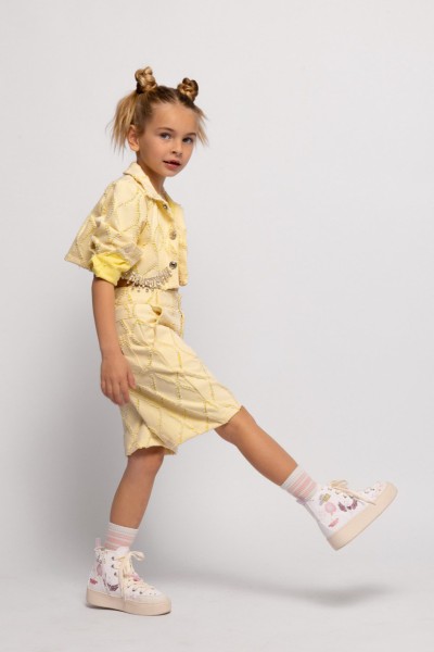 Βερμούδα τζιν κίτρινο - ΚΙΤΡΙΝΟ 5/6Y