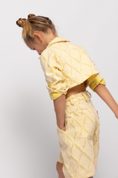 Βερμούδα τζιν κίτρινο - ΚΙΤΡΙΝΟ 5/6Y