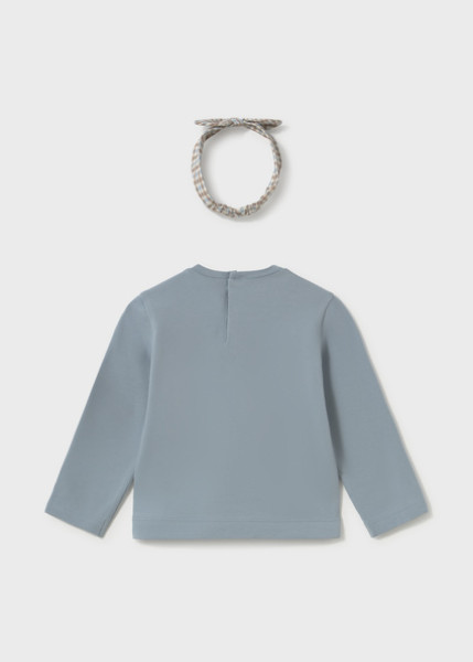 T-Shirt μακρυμάνικο με κορδέλα - ΣΙΕΛ 18M