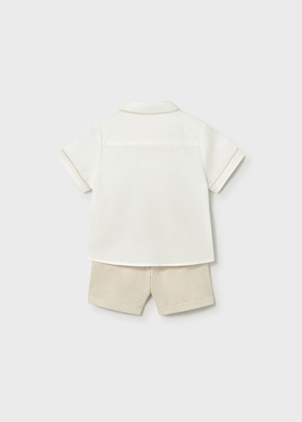 Σετ βερμούδα λινή suitting - ΜΠΕΖ 2Y
