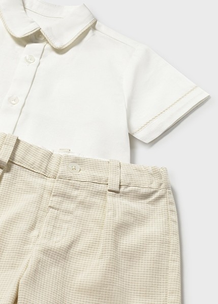 Σετ βερμούδα λινή suitting - ΜΠΕΖ 2Y