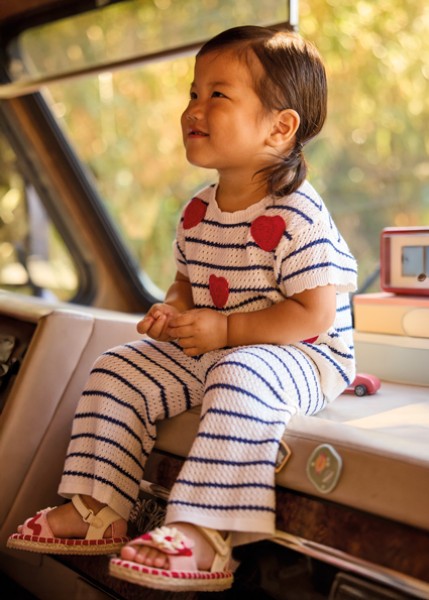 Σετ παντελόνι πλεκτό - ΕΚΡΟΥ 2Y