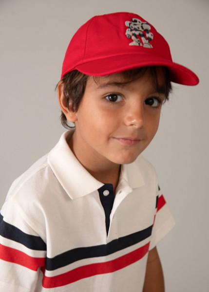 Πόλο κοντομάνικο λωρίδες - ΚΡΕΜ 10Y