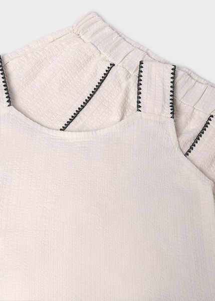 Σετ σορτς  πλέξη κοχύλι - ΜΠΕΖ 18Y