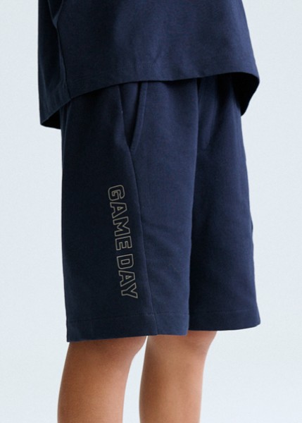 Σετ μακό στάμπα πίσω - ΝΑΥΤΙΚΟ ΜΠΛΕ 10Y