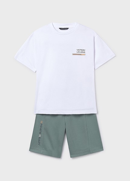 Σετ μακό στάμπα πίσω - ΠΡΑΣΙΝΟ 18Y