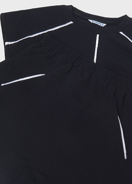 Σετ φούστα μακό - ΜΑΥΡΟ 8Y