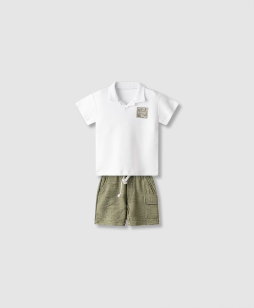 Σετ βερμούδα σταθερή - ΕΚΡΟΥ 2Y