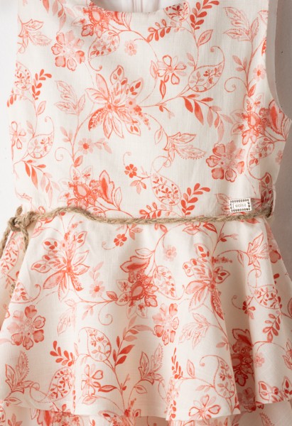 Φόρεμα με τσαντάκι - ΚΟΚΚΙΝΟ 4Y