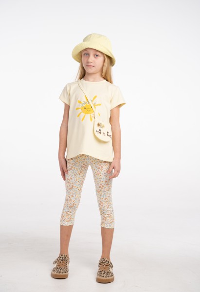 Σετ κολάν με τσαντάκι - ΛΕΥΚΟ 2Y