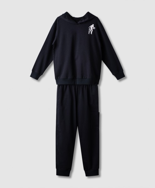 Σετ φόρμα αχνούδιαστη για αγόρια - ΜΠΛΕ 6Y