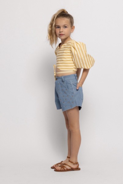 Σορτσάκι   με τρουκς τζιν - ΤΖΙΝ ΣΚΟΥΡΟ 9/10Y