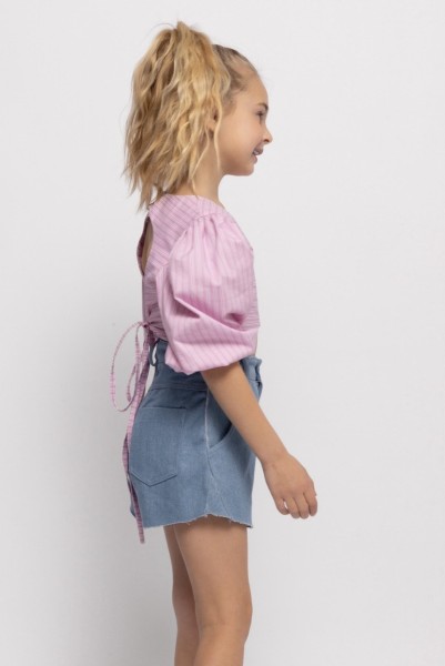 Σορτσάκι   με τρουκς τζιν - ΤΖΙΝ ΣΚΟΥΡΟ 9/10Y