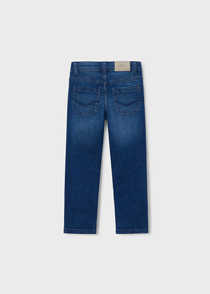 Παντελόνι τζιν slim fit βασικό - ΤΖΙΝ ΣΚΟΥΡΟ 4Y
