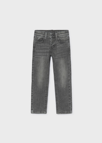 Παντελόνι τζιν slim fit βασικό - ΓΚΡΙ 5Y