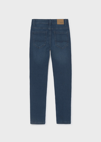 Παντελόνι τζιν slim fit βασικό - ΤΖΙΝ ΣΚΟΥΡΟ 10Y