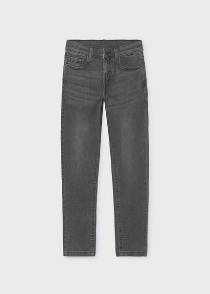 Παντελόνι τζιν slim fit βασικό - ΓΚΡΙ 10Y