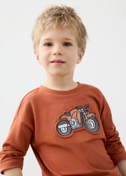 T-Shirt μακρυμάνικο - ΚΕΡΑΜΙΔΙ 5Y